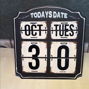 Vintage Black and White  Calendar